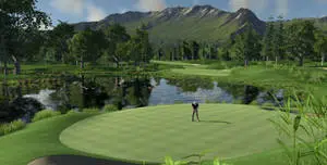 A peaceful day of golf enveloped in sunshine
