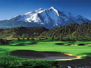 HD Golf Desktop Small Crater Glacier Mountain