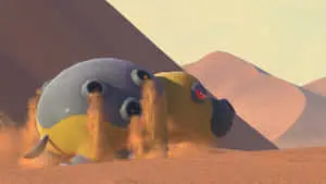 Hippowdon Releasing Sand In The Desert