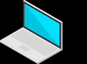 Isometric Laptop Illustration