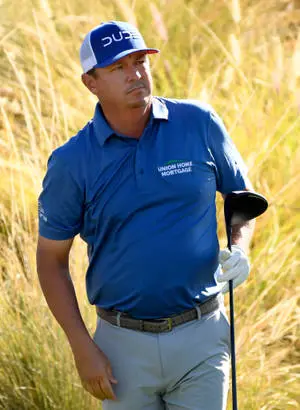 Jason Dufner In A Blue Shirt
