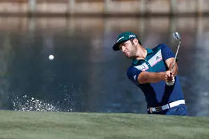 Jon Rahm With The Flying Ball
