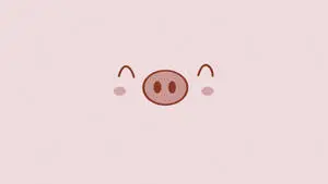 Kawaii Aesthetic Pig Computer