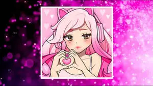 Leah Ashe, gaming and lifestyle YouTuber, posing in her signature pink style.