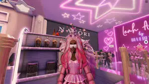 Leah Ashe Neon Pink Royal High