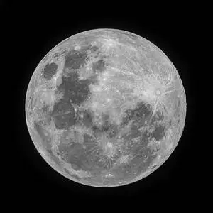 Luna Full Moon Craters Photography