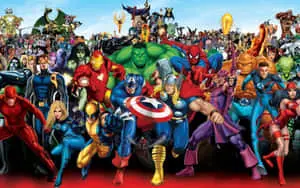 Avengers Squad Marvel Aesthetic Laptop
