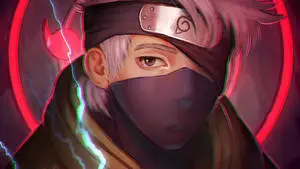 Masked Kakashi Naruto iPad