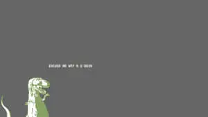 T-rex Dinosaur Meme Laptop