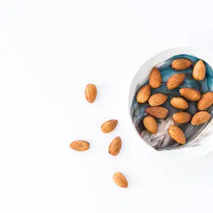 Mesmerizing Almonds in Spiralled Arrangement