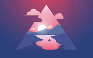 Lake Valley Minimalist Abstract