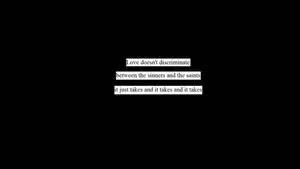 Minimalist Aesthetic Desktop Quote About Love