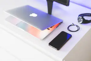 Minimalist Aesthetic Desktop Technology Devices