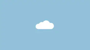 Minimalist Aesthetic Desktop White Cloud