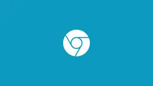 Minimalist Blue Google Chrome HD