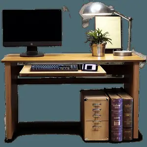 Minimalist Desk Setup PNG 05042024