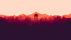 A stylishly simple desktop background