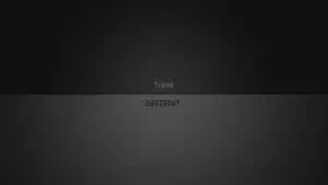 a black and white background with the words tank and different