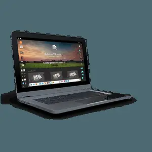 Modern Workplace Laptop Mockup PNG rkw18