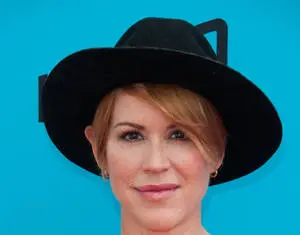 Molly Ringwald Big Black Hat 