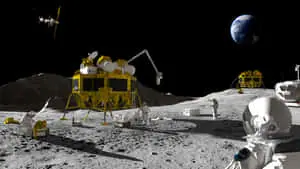 Moon Surface Space Mission Earth Picture