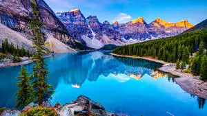 The Natural Beauty of Moraine Lake in Banff National Park