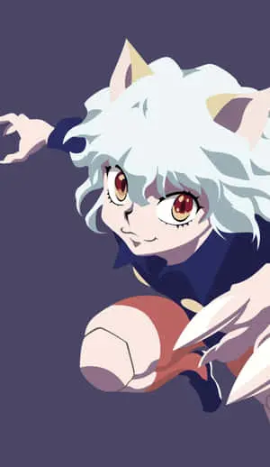"The queen of the Chimera Ants, Neferpitou, stands strong with her unique powers."