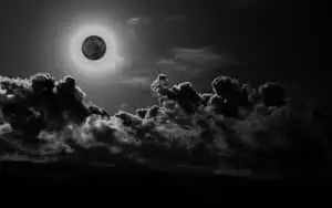 A Stunningly Serene View of a Night Sky 
