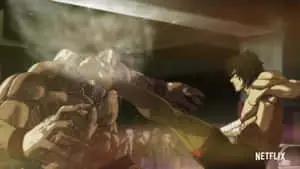 Ohma Tokita Kicking Sekibayashi