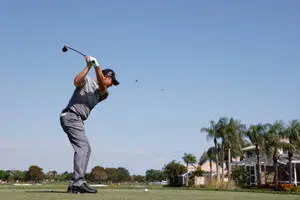 Padraig Harrington Mid-Swing Shot