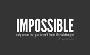 Plausible Saying About Impossibility