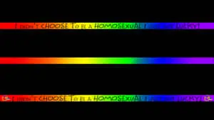 Quotes In Rainbow Lines Pride Desktop