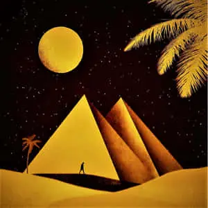 Pyramid Of The Moon Desert