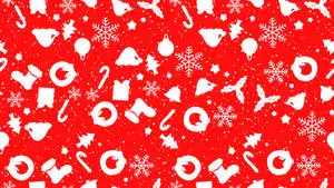 Red Christmas Holiday Desktop