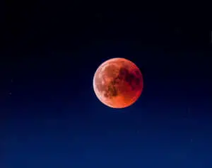 Blood Moon Red Gradient Background