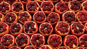 Ripe Pomegranate Fruits
