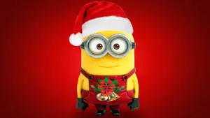 Santa Outfit Minion Desktop
