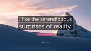 Serendipitous Surprises Of Reality