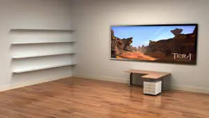 Shelf Desktop With Tera Portrait