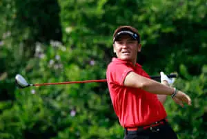 Shigeki Maruyama Post-Swing Finish Stance
