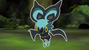 Shiny Noibat In Grassy Forest