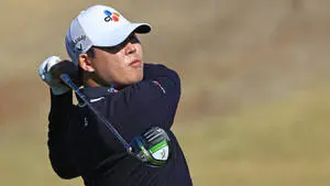 Si Woo Kim Solid Post-Swing Stance