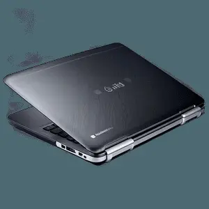 Side View Laptop Mockup PNG kwe97