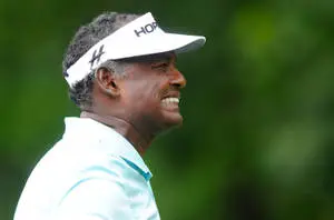 Side View Of Vijay Singh