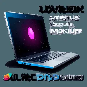 Sleek Laptop Mockup PNG 93