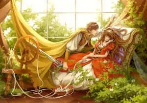 Sleeping Beauty Orange Anime Fanart