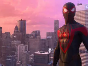 Spiderman PFP Above The City 