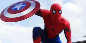 Spiderman PFP With Captain America's Shield 