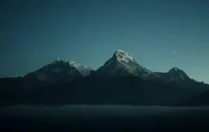 Starry Evening Mountains Professional Desktop