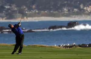 Steve Lowery Golfing By The Beach